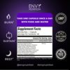 Night Time Fat Burner - Carb Blocker, Metabolism Booster, Appetite Suppressant and Weight Loss Diet Pills for Men and Women with Green Coffee Bean Extract and White Kidney Bean - 60 Capsules - Image 2