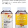 Amazon Basics Vitamin D3 2000 IU Gummies, Orange, Lemon & Strawberry, 160 Count (2 per Serving) (Previously Solimo) - Image 3
