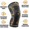 NEENCA 2 Pack Knee Brace, Knee Compression Sleeve Support for Knee Pain, Running, Work Out, Gym, Hiking, Arthritis, ACL, PCL, Joint Pain Relief, Meniscus Tear, Injury Recovery, Sports - Image 2