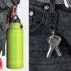 elane 30 PCS Mini Carabiner Clip,Spring Snap Hook for Keychains Accessories Backpack Bottle Outdoor Camping Hiking or Other Light Weight Items.(Black+Silver) - Image 4