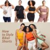 Hi Clasmix 3 Pack Plus Size Biker Shorts for Women(1X-4X)-High Waisted Non-See Through Workout Super Soft Black Yoga Shorts - Image 4