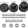 papababe Adjustable Dumbbells Cast Iron with Connector 40, 50, 65, 105, to 200 LBS, Adjustable Dumbbell Sets, Lifting Dumbells - Image 2