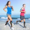 QUXIANG Compression Socks for Women & Men 15-20 mmHg, Best for Medical, Nursing, Running, Athletic, Varicose Veins, Travel - Image 4