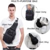 LBlanco Tactical Shoulder Sling Bag Small Outdoor Chest Pack for Men Traveling, Trekking, Camping, Rover Sling Daypack … - Image 5
