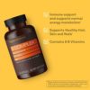 Amazon Elements B Complex, High Potency, 83% Whole Food Cultured, Supports Immune and Normal Energy Metabolism, Vegan, 65 Capsules, 2 month supply (Packaging may vary) - Image 4
