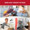 Comfytemp Heated Knee Brace Wrap for Knee Pain Relief, Portable Knee Massager for Arthritis, Joints, Leg, Cordless Battery Powered Knee Heating Pad with 3 Heat Settings, Auto-Off, Vibration Modes - Image 6