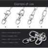 Stainless Steel Swivel Double Eye Swivel Marine Saltwater Grade Industrial (10mm, 2) - Image 6
