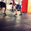 MYOYAY 4 Pack Interlocking Tile 20" x 20”x 1”Heavy Duty Rubber Flooring Mat Anti-Vibration Anti-Slip Exercise Mats for Gym Equipment and Cushion for Workouts, Cover 11.12 Sq.Ft… - Image 6