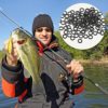 200 Pack Fly Fishing Tippet Rings Stainless Steel Lightweight Fishing Line Ring Low Profile 2.5 mm Smooth Fishing Ring High Strength Solid Rings for Saltwater Freshwater Trout Fish Lure Tackle Swivel - Image 7