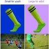 VWU Unisex Knee High Double Stripes Athletic Soccer Football Tube Socks for Adults&Children - Image 5