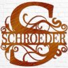 Custom Metal Signs | Metal Name Sign | Metal Wall Art | Split Letter Monogram Wall Decor | Metal Wall Art Last Name Sign | Family Name Sign | Personalized Wedding Gift | Metal Art | Outdoor Metal Sign - Image 5