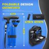BigAlex Folding Walking Cane with LED Light,Pivoting Quad Base,Adjustable Walking Stick with Carrying Bag for Men/Women - Image 5