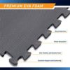 Marcy EVA Foam Interlocking Flooring Mat High Density Non-Slip Tiles for Fitness Equipment, Workout Cushion and Floor Protection - Image 4