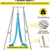 VEVOR Yoga Sling Inversion, 9.6 FT Height Inversion Yoga Swing Stand, Max Capacity 551 LBS Aerial Yoga Frame Inversion - Image 3