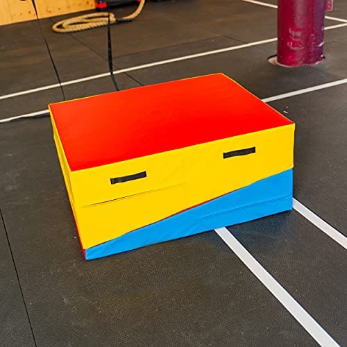 PRISP Folding Incline Gym Mat - 71 x 30 x 14 in Wedge Gymnastics Tumbling Mat for Kids - Image 5
