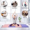 BLKMTY Gymnastics Mats 4'x6'x2" Tumbling Mat Folding Gym Mats for Home Gymnastics Panel Mats for Yoga Lightweight Tumbling Mat Kids Exercise Mat Aerobics Stretching Wrestling Mats - Image 6