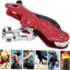 Aluminum Magnalium Alloy Self Braking Stop Descender for 10?12mm Rope Climbing Gear Aluminum Magnalium Alloy - Image 5