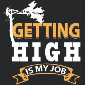Tree Surgeon Notebook Journal: Arborist Funny Gifts Idea that says Getting High is My Job. Wide Ruled Blank Lined paper. Journal, Diary, Notepad, Note Book, Workbook. 6x9 110 pages (55 sheets)