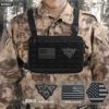 WYNEX Tactical Chest Rig Bag of Laser Cut Design, Molle Chest Pouch Utility Recon Kit Bag Tactical Combat Chest Pack Airsoft Front Chest Pouch Include Patch - Image 5