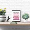 Positive Inspirational Quotes Wall Decor - Uplifting Encouragement Gifts for Women, Girls, Teens, Daughter, BFF, Best Friend - Pink Motivational Wall Art Poster for Home Office, Bedroom, Bathroom - Image 4