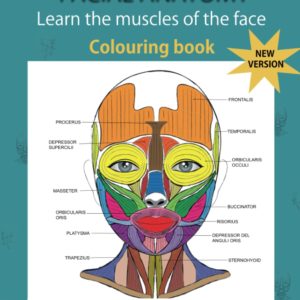 FACIAL ANATOMY: Colouring book