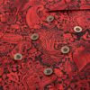 Paul Jones Mens Gothic Steampunk Double Breasted Vest Brocade Waistcoat PJ0081 - Image 6