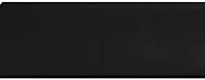 IIncStores ¾ Inch Thick Rubber Shock Absorbing Mat | Large Workout Mat for a Stronger and Safer Pro-Level Home Gym, Commercial Weight Room, or Horse Stall | 4x8 Feet, Black