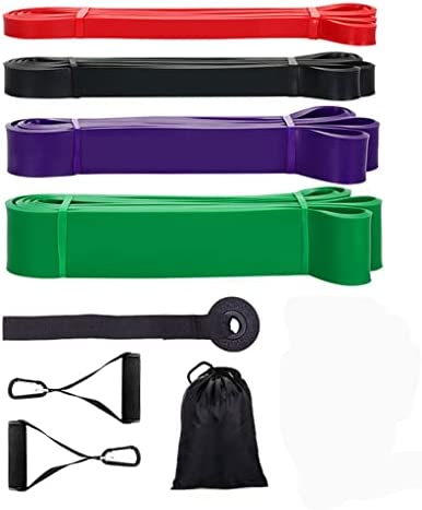 LLLY Resistance Bodybuilding Belt Pull-up Exercise Elastic Muscle Strengthening Stretching Fitness Rubber Band Yoga Fitness Equipment