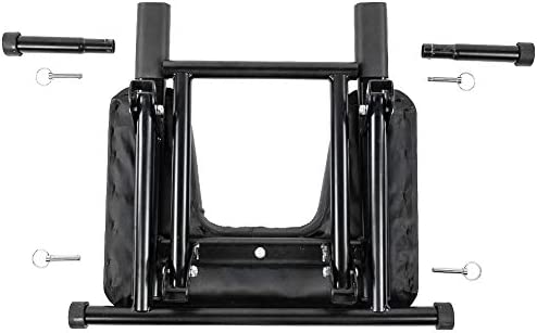 Okuyonic Stand Yoga Chair, Yoga Headstand Stool Wood and PU Pads Yoga Inversion Training Bench Metal Frame for Home Fitness - Image 3