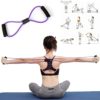 Resistance Fitness Bands, Unisex Pedal Resistance Band, Resistance Bands, Resistance Band, Ideal for Home Fitness, Stretching, Strength Training, Physical Therapy, Pilates Flexbands(Blue) - Image 2
