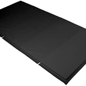 We Sell Mats 5 ft x 10 ft Gymnastics Mat, Folding Tumbling Mat for Exercise, Yoga, Martial Arts, Portable with Hook & Loop Fasteners