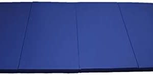 Tri-Fold Folding Gymnastic Mat for Yoga, Pilates, Martial Arts, Stretching and Aerobics, Lightweight and Portable By Hemingweigh