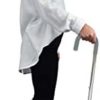 Blue Jay An Elite Healthcare Brand Round Handle Cane with Vinyl Comfort Grip & Silver Contour Handle - 30"-39" Adjustable Cane | Portable Walking Stick with Mobility Aid - Image 7