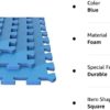 4-Pack of Interlocking EVA Foam Floor Tiles with Border Pieces - Great for Use as a Play Mat or Home Exercise Flooring by Stalwart - Image 6