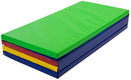 IncStores 2 Inch Thick Eco Fitness Mat | Foldable Vinyl-Covered Foam Exercise Mat Made to Help You Tumble, Cheer, Dance, Stretch, and Jump in Comfort and Style - Image 2