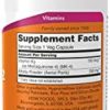 NOW Supplements, Vitamin K-2 100 mcg, Menaquinone-4 (MK-4), Supports Bone Health*, 100 Veg Capsules - Image 2
