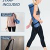 Yoga Mat innhom Yoga Mats for Women 1/3 inch Thick Yoga Mat for Men Exercise Mat Workout Mat for Yoga Pilates Home Gym Yoga Mat Non Slip with Carrying Strap - Image 6