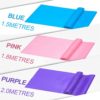 AlyBoto Resistance Band Set 3 Pack Professional Latex Exercise Stretch Bands for Home Workout, Recovery, Physical Therapy,Rehab,Fitness,Strength Training, Yoga, Pilates - Image 3