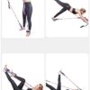 YCFBH 100LB Multifunctional Pilates Bar Set Portable Yoga Exerciser Resistance Band Stretching Training Home Gym Fitness Equipment (Color : D) - Image 6