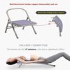 AHXF Yoga Chair Yoga Auxiliary Chair with Lumbar Back Solid Anti-Slip Stable and Durable Backless Flexibility and Strength Training Tool Foldable Balance Handstand Training Tool (Color : Black) - Image 3