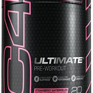 Cellucor C4 Ultimate Pre Workout Powder Watermelon - Sugar Free Preworkout Energy Supplement for Men & Women - 300mg Caffeine + 3.2g Beta Alanine + 2 Patented Creatines - 20 Servings