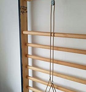The Artimex Shoulder Rope Pulley, Suspension trainer for Stall Bars, easy-to-use device that helps increase range of shoulder motion, can be used for prevention and rehabilitation of shoulder injuries