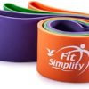 Fit Simplify Pro Series Resistance Loop Exercise Bands, Set of 3 - Image 5
