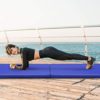 GYMAX Exercise Mat, 2' x 6' Bi-Fold with Carry Handles, Thick Home Workout Floor Mat for Gymnastics, Tumbling, Yoga, MMA, Wrestling … - Image 7