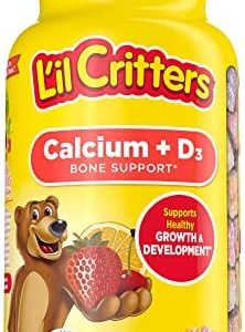 L'il Critters Kids Calcium Gummy Bears with Vitamin D3, 150ct