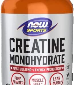 NOW Sports Nutrition, Creatine Monohydrate Powder, Mass Building*/Energy Production*, 8-Ounce