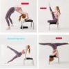 Yoga Headstand Bench, Yoga Auxiliary Chair,Yoga Headstand Bench Stand,Headstand Bench with Thick Cushion Yoga Stool Inversion Bench Idea for Workout, Fitness and Gym Black (Color : Black) - Image 4