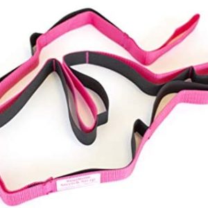 RangeMaster Stretch Strap with Exercise Guide│ Versatile Multi-Loop Strap Perfect for Yoga, Pilates, and Physical Therapy │ Portable │ Helps Improve Flexibility