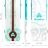 ALANBER Inflatable Air Gymnastics Mat 10 ft, Air Tumbling Track Mat, Inflatable dock Mat, with Electric Air Pump, for Practice Gymnastics/Cheerleading/Tumbling/Martial Arts/Water Sports… - Image 2