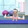 GYMAX Exercise Mat, 2' x 6' Bi-Fold with Carry Handles, Thick Home Workout Floor Mat for Gymnastics, Tumbling, Yoga, MMA, Wrestling … - Image 8